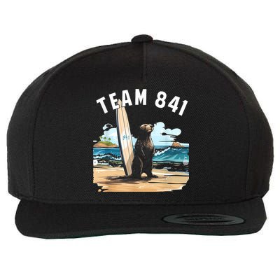 Surfing Otter 841 Otter My Way California Sea Otter Wool Snapback Cap