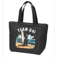 Surfing Otter 841 Otter My Way California Sea Otter Zip Tote Bag