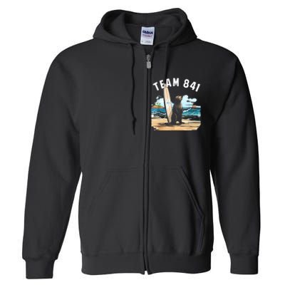 Surfing Otter 841 Otter My Way California Sea Otter Full Zip Hoodie