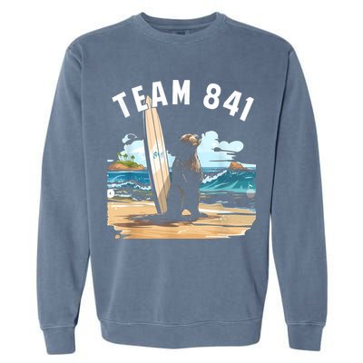 Surfing Otter 841 Otter My Way California Sea Otter Garment-Dyed Sweatshirt