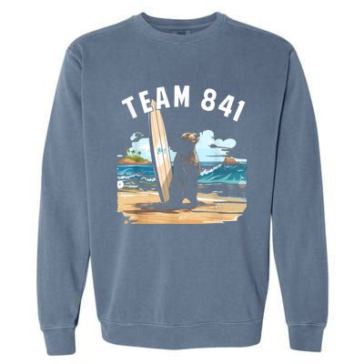 Surfing Otter 841 Otter My Way California Sea Otter Garment-Dyed Sweatshirt