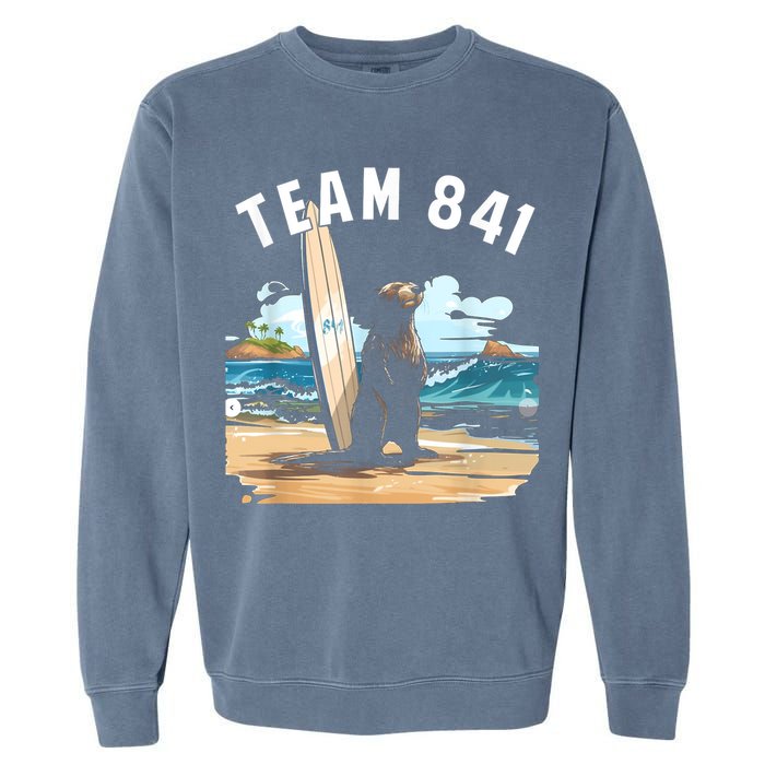 Surfing Otter 841 Otter My Way California Sea Otter Garment-Dyed Sweatshirt