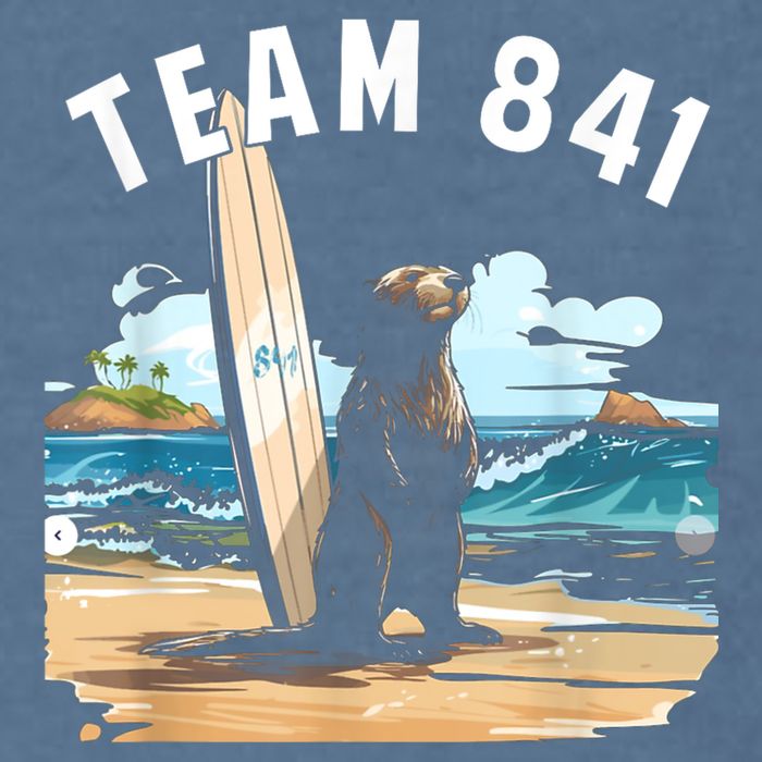 Surfing Otter 841 Otter My Way California Sea Otter Garment-Dyed Sweatshirt