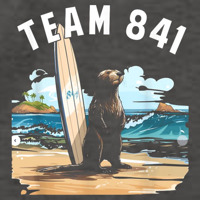 Surfing Otter 841 Otter My Way California Sea Otter Vector Backpack