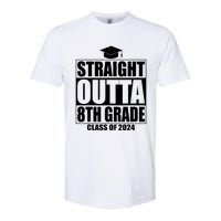 Straight Outta 8th Grade Graduation Class Of 2024 8th Grade Softstyle CVC T-Shirt