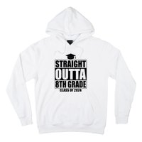 Straight Outta 8th Grade Graduation Class Of 2024 8th Grade Hoodie