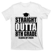 Straight Outta 8th Grade Graduation Class Of 2024 8th Grade T-Shirt