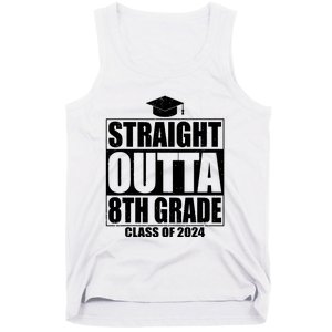 Straight Outta 8th Grade Graduation Class Of 2024 8th Grade Tank Top