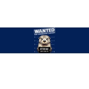 Surfing Otter 841 Wanted For Long Board Larceny Funny Cali Bumper Sticker