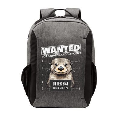 Surfing Otter 841 Wanted For Long Board Larceny Funny Cali Vector Backpack