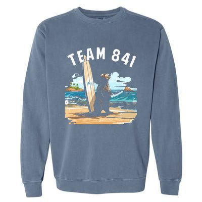 Surfing Otter 841 Otter My Way California Sea Otter Garment-Dyed Sweatshirt