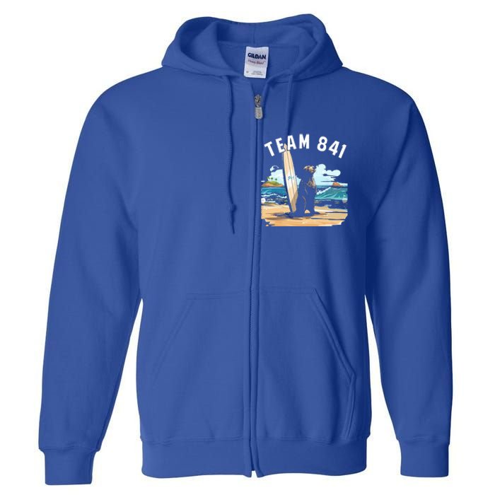 Surfing Otter 841 Otter My Way California Sea Otter Full Zip Hoodie