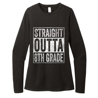 Straight Outta 8th Grade Womens CVC Long Sleeve Shirt