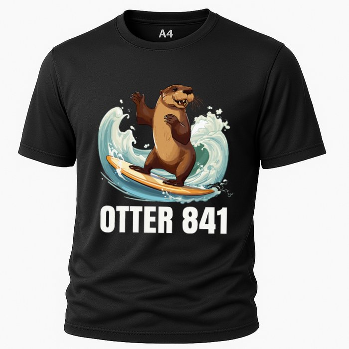 Surfing Otter 841 California Sea Otter 841 Cooling Performance Crew T-Shirt