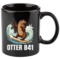 Surfing Otter 841 California Sea Otter 841 11oz C Handle Ceramic Mug