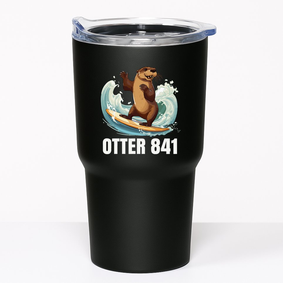 Surfing Otter 841 California Sea Otter 841 Tumbler