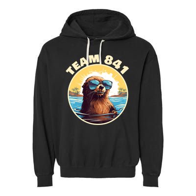 Surfing Otter 841 Otter My Way California Sea Otter Garment-Dyed Fleece Hoodie