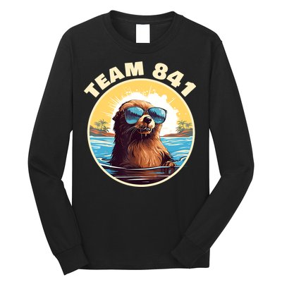 Surfing Otter 841 Otter My Way California Sea Otter Long Sleeve Shirt