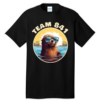 Surfing Otter 841 Otter My Way California Sea Otter Tall T-Shirt