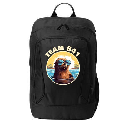 Surfing Otter 841 Otter My Way California Sea Otter City Backpack