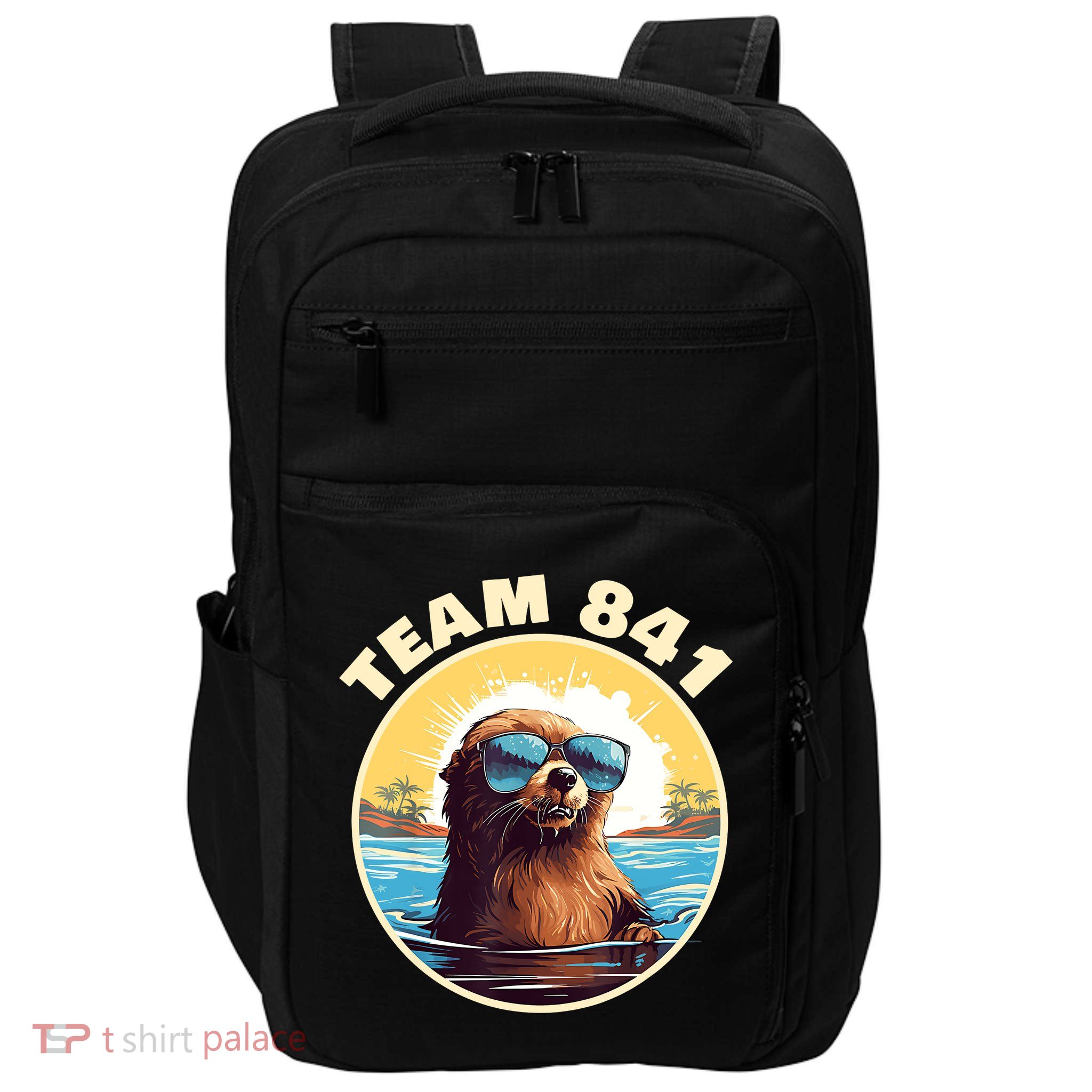 Surfing Otter 841 Otter My Way California Sea Otter Impact Tech Backpack