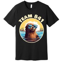 Surfing Otter 841 Otter My Way California Sea Otter Premium T-Shirt