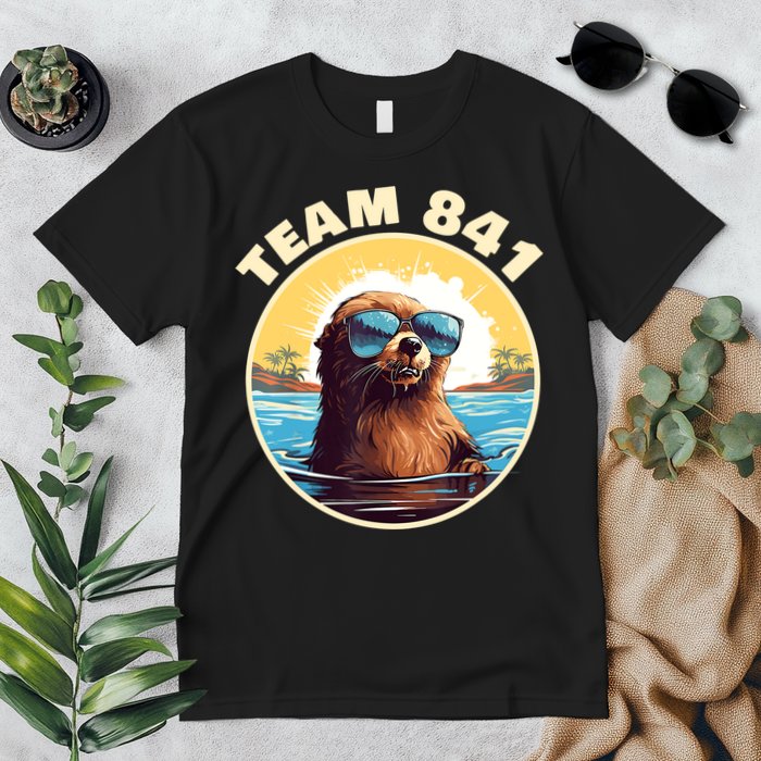 Surfing Otter 841 Otter My Way California Sea Otter Premium T-Shirt