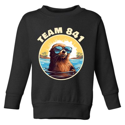 Surfing Otter 841 Otter My Way California Sea Otter Toddler Sweatshirt