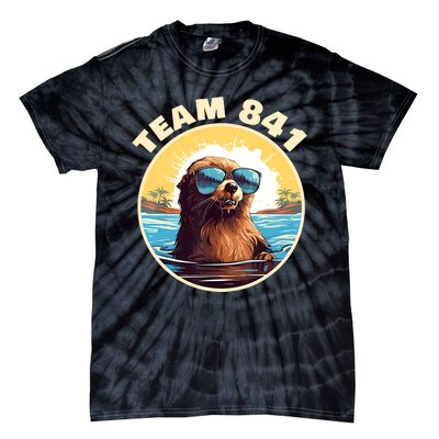 Surfing Otter 841 Otter My Way California Sea Otter Tie-Dye T-Shirt