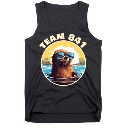 Surfing Otter 841 Otter My Way California Sea Otter Tank Top