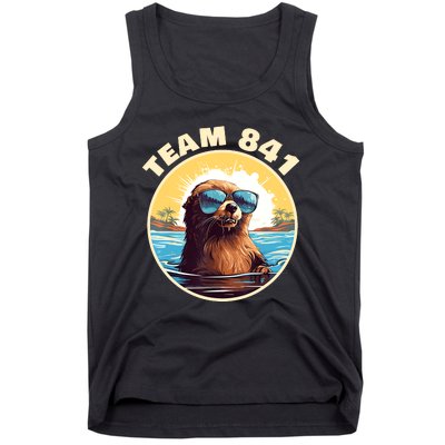 Surfing Otter 841 Otter My Way California Sea Otter Tank Top