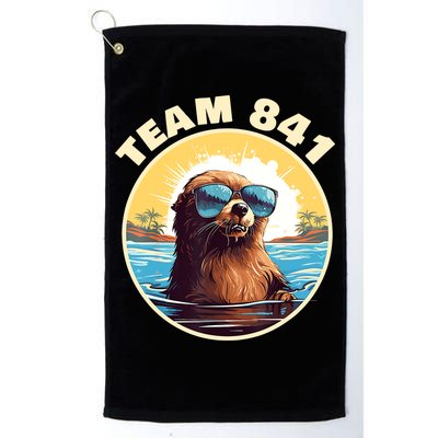 Surfing Otter 841 Otter My Way California Sea Otter Golf Towel