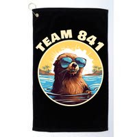 Surfing Otter 841 Otter My Way California Sea Otter Golf Towel