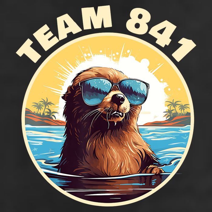 Surfing Otter 841 Otter My Way California Sea Otter Golf Towel
