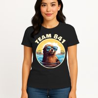 Surfing Otter 841 Otter My Way California Sea Otter Womens T-Shirt