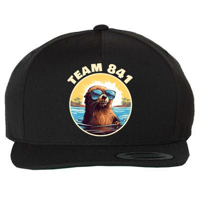 Surfing Otter 841 Otter My Way California Sea Otter Wool Snapback Cap