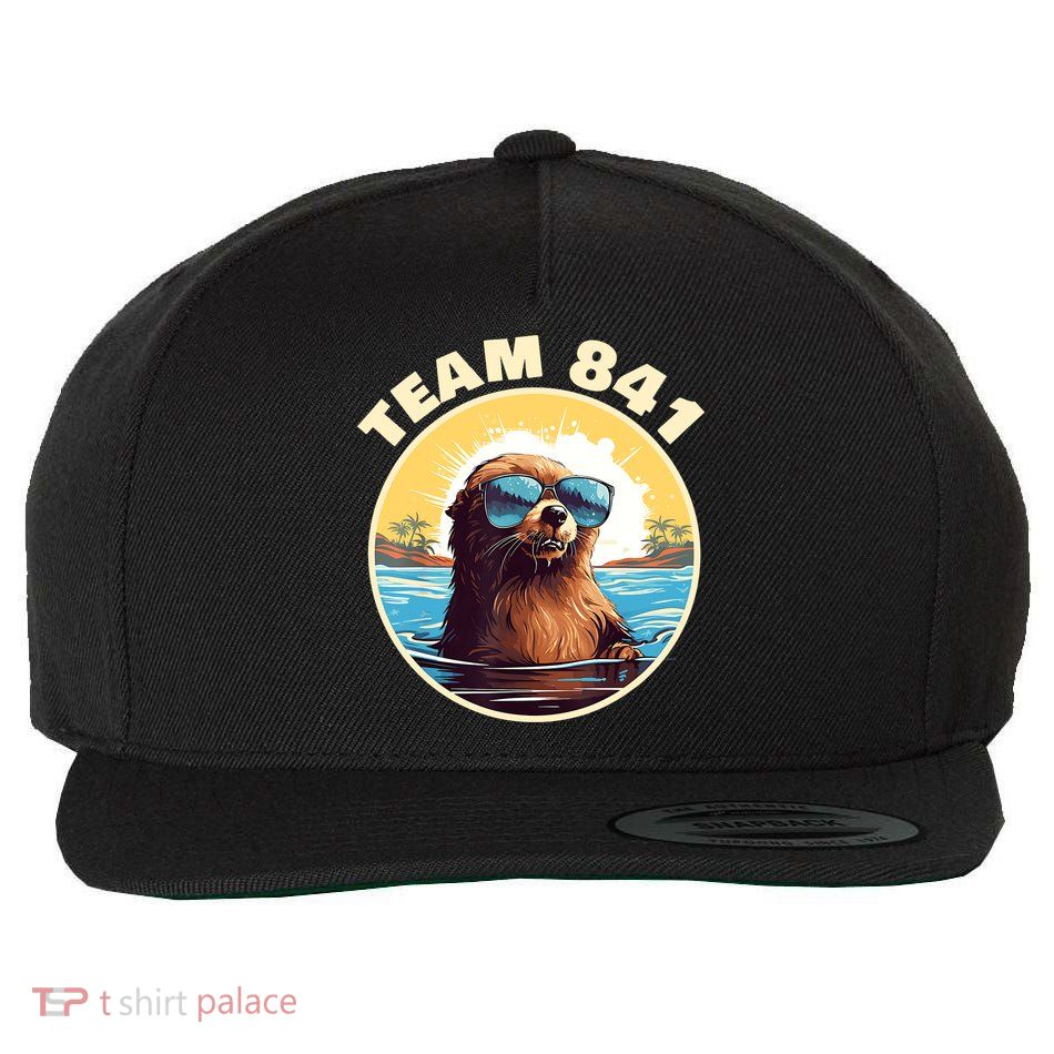 Surfing Otter 841 Otter My Way California Sea Otter Wool Snapback Cap