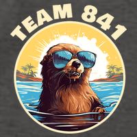 Surfing Otter 841 Otter My Way California Sea Otter Vector Backpack