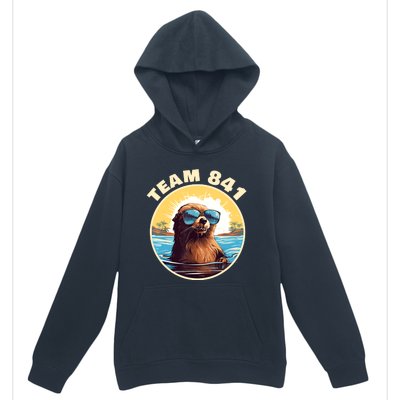 Surfing Otter 841 Otter My Way California Sea Otter Urban Pullover Hoodie