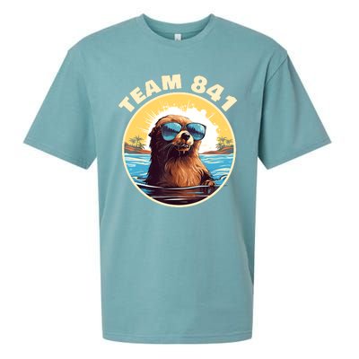 Surfing Otter 841 Otter My Way California Sea Otter Sueded Cloud Jersey T-Shirt