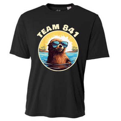 Surfing Otter 841 Otter My Way California Sea Otter Cooling Performance Crew T-Shirt