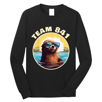 Surfing Otter 841 Otter My Way California Sea Otter Long Sleeve Shirt