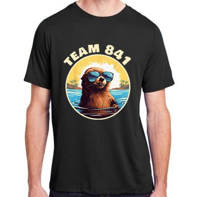 Surfing Otter 841 Otter My Way California Sea Otter Adult ChromaSoft Performance T-Shirt