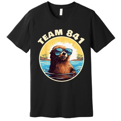 Surfing Otter 841 Otter My Way California Sea Otter Premium T-Shirt