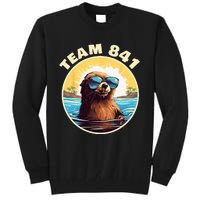 Surfing Otter 841 Otter My Way California Sea Otter Tall Sweatshirt