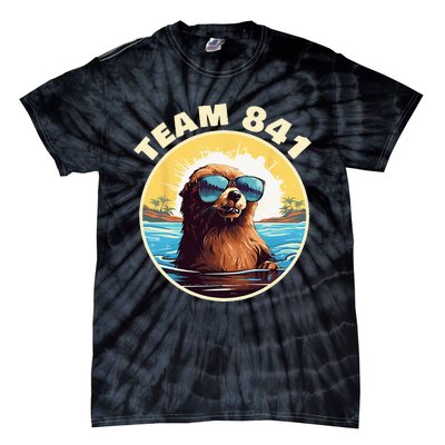 Surfing Otter 841 Otter My Way California Sea Otter Tie-Dye T-Shirt