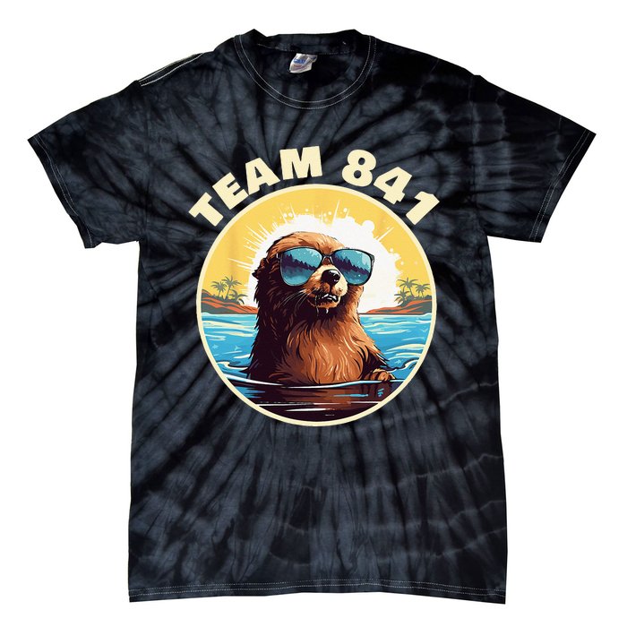 Surfing Otter 841 Otter My Way California Sea Otter Tie-Dye T-Shirt