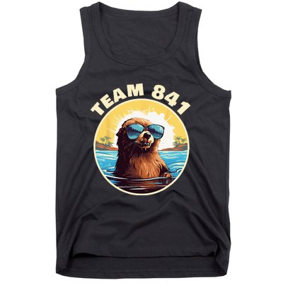 Surfing Otter 841 Otter My Way California Sea Otter Tank Top