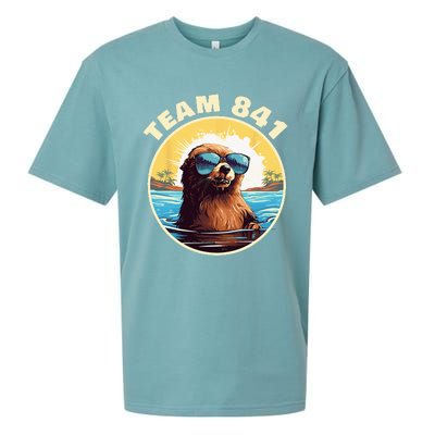 Surfing Otter 841 Otter My Way California Sea Otter Sueded Cloud Jersey T-Shirt