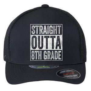 Straight Outta 8th Grade Flexfit Unipanel Trucker Cap